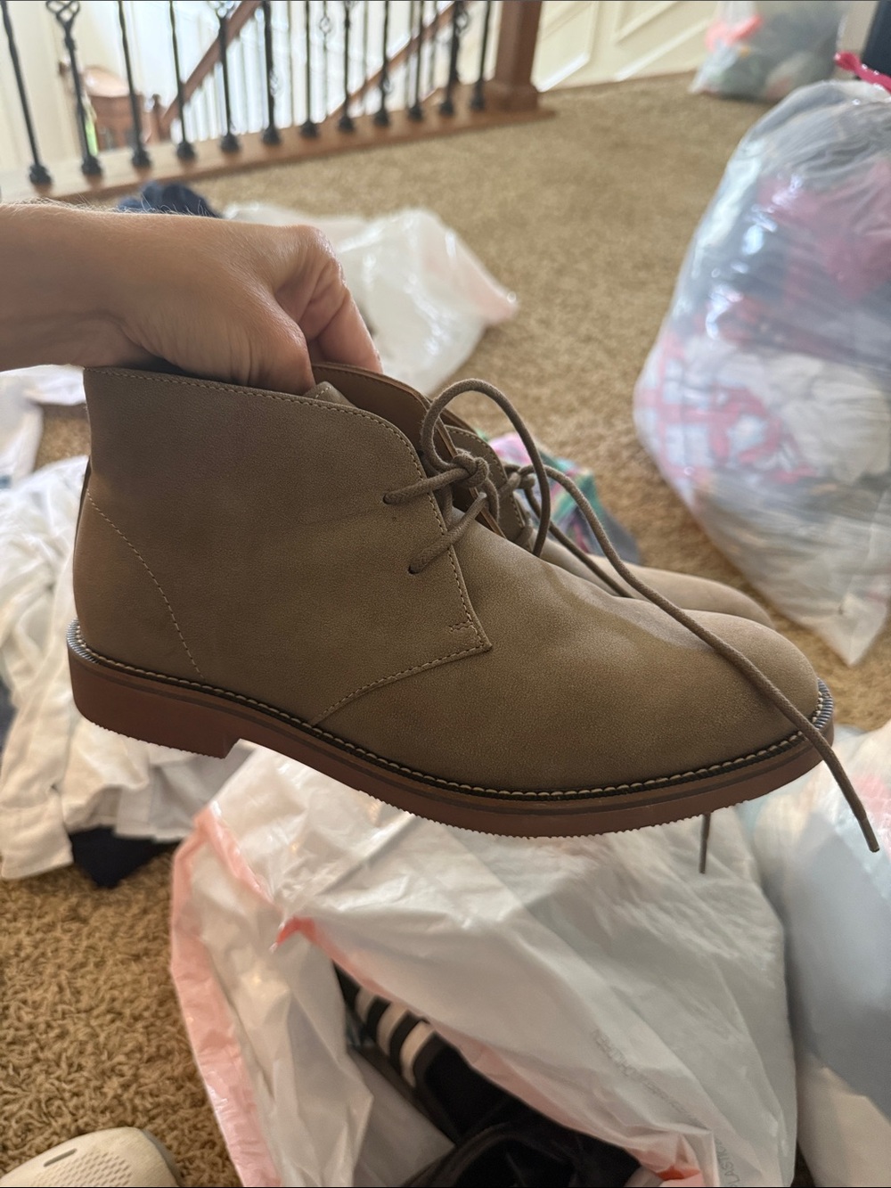 Dockers Men’s Chukka Boots in Taupe
